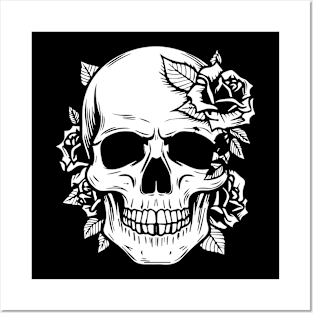 cool skull design Posters and Art